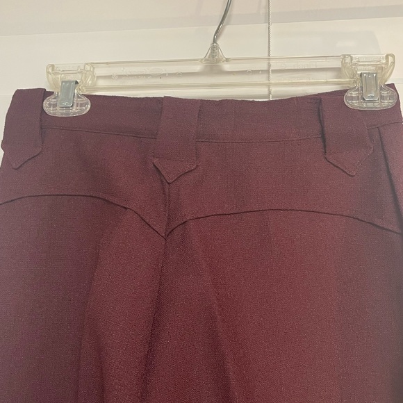 Burgundy “Panhandle Slim” Vintage bootcut pants - Picture 5 of 8